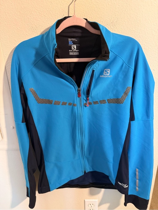 Salomon Other - Salomon Navy Blue Jacket with Black Details